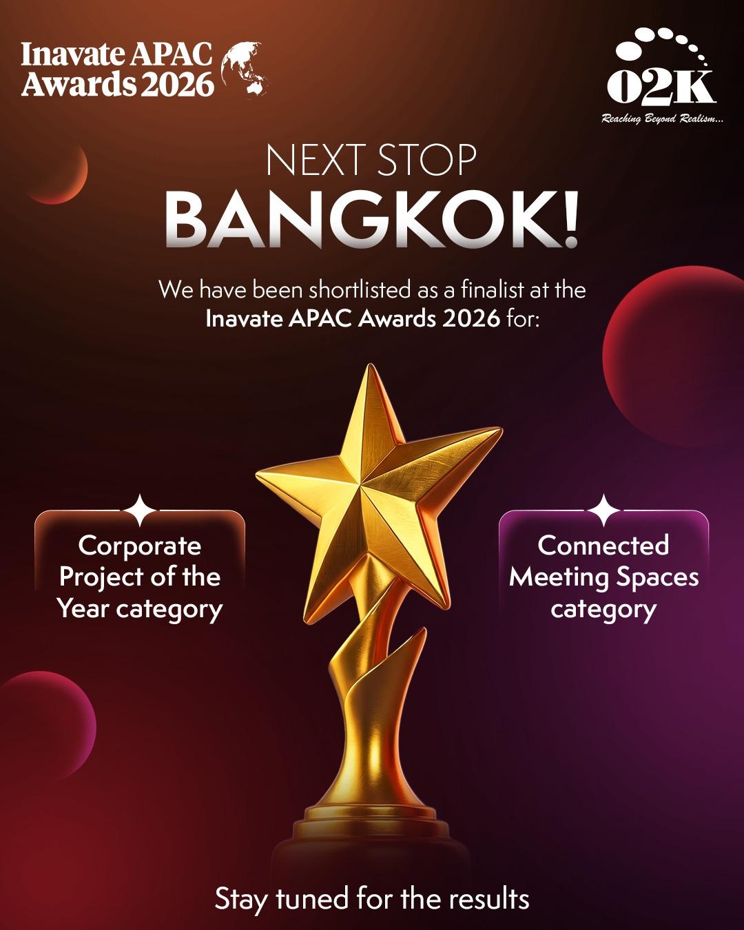 O2K at the INAVATE APAC Awards